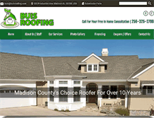 Tablet Screenshot of buisroofing.com